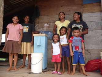 Maria Aguirre and Family